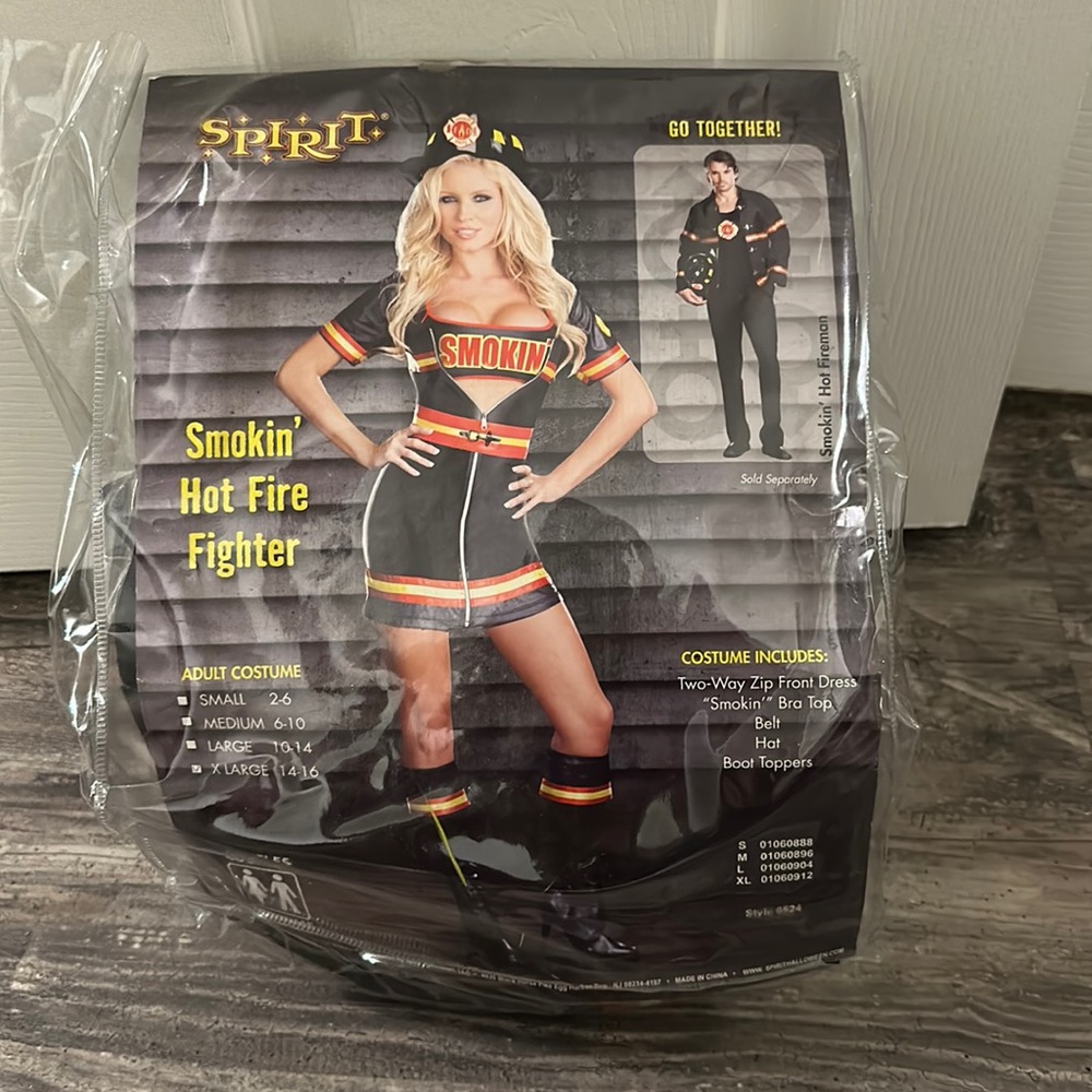 Smokin Hot Fire Fighter Costume - size XL